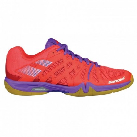 CHAUSSURES DE BADMINTON BABOLAT SHADOW TEAM WOMEN 2018 ROUGE