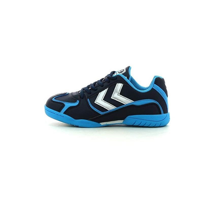 CHAUSSURES DE BADMINTON HUMMEL ROOT II JR BLEUE ET NOIRE CHAUSSURES DE BADMINTON HUMMEL ROOT II JR BLEUE ET NOIRE